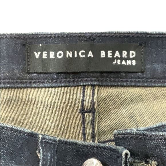 NWT VERONICA BEARD Carly Women’s Blue Crop Kick-flare-leg High Waist Jeans 25 - Picture 6 of 7